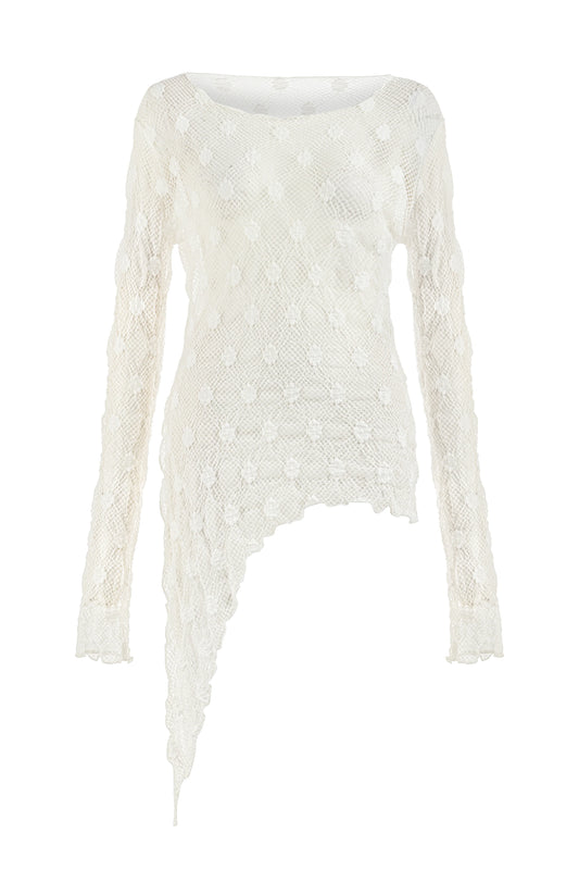 Polka Lace Top