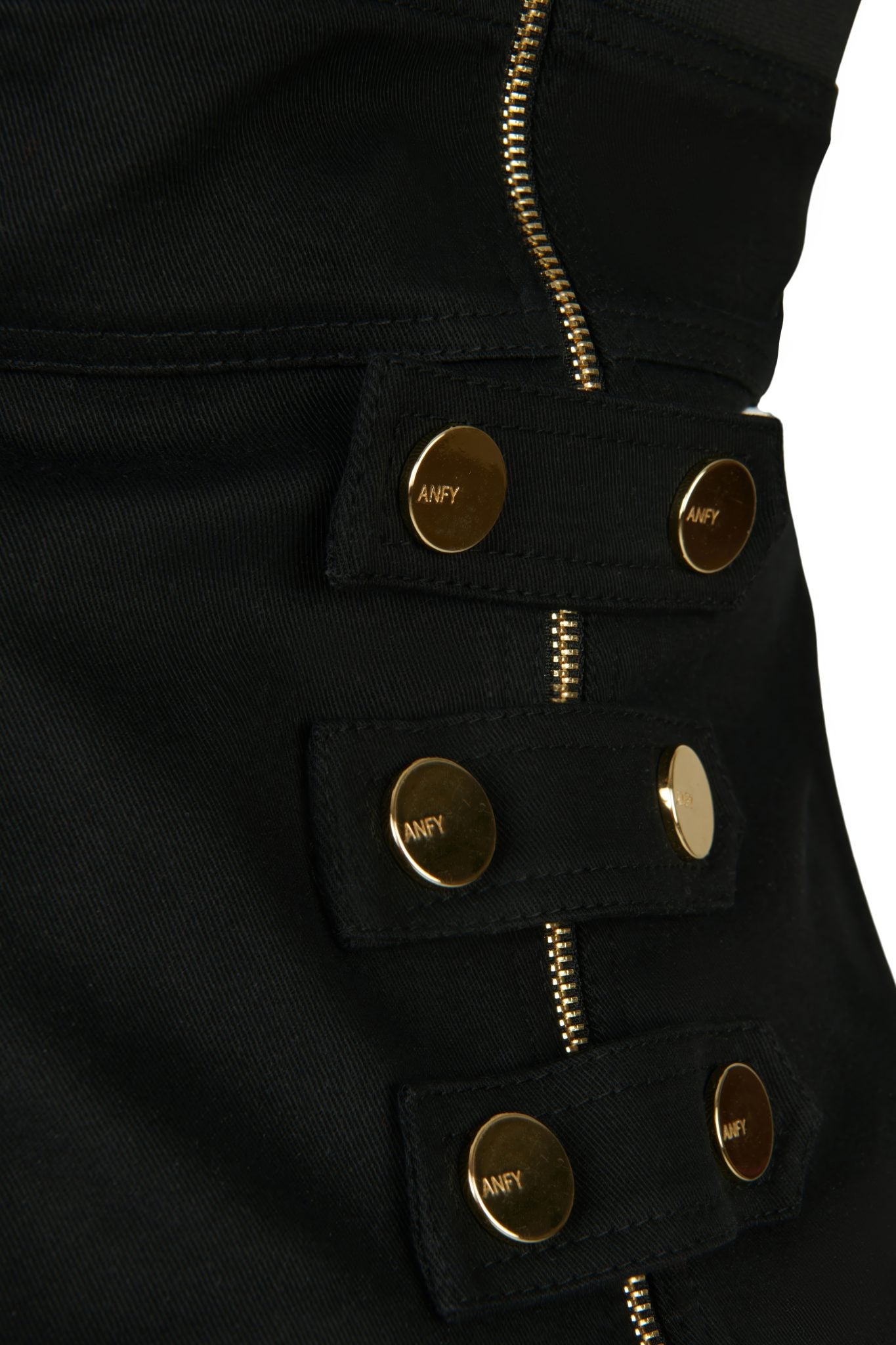 PALATİNATE KORSE TOP-SİYAH