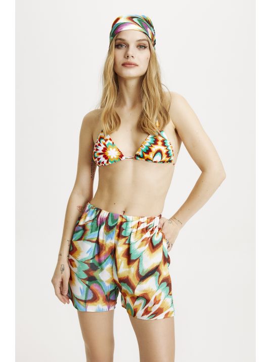 Desenli Bikini Takım