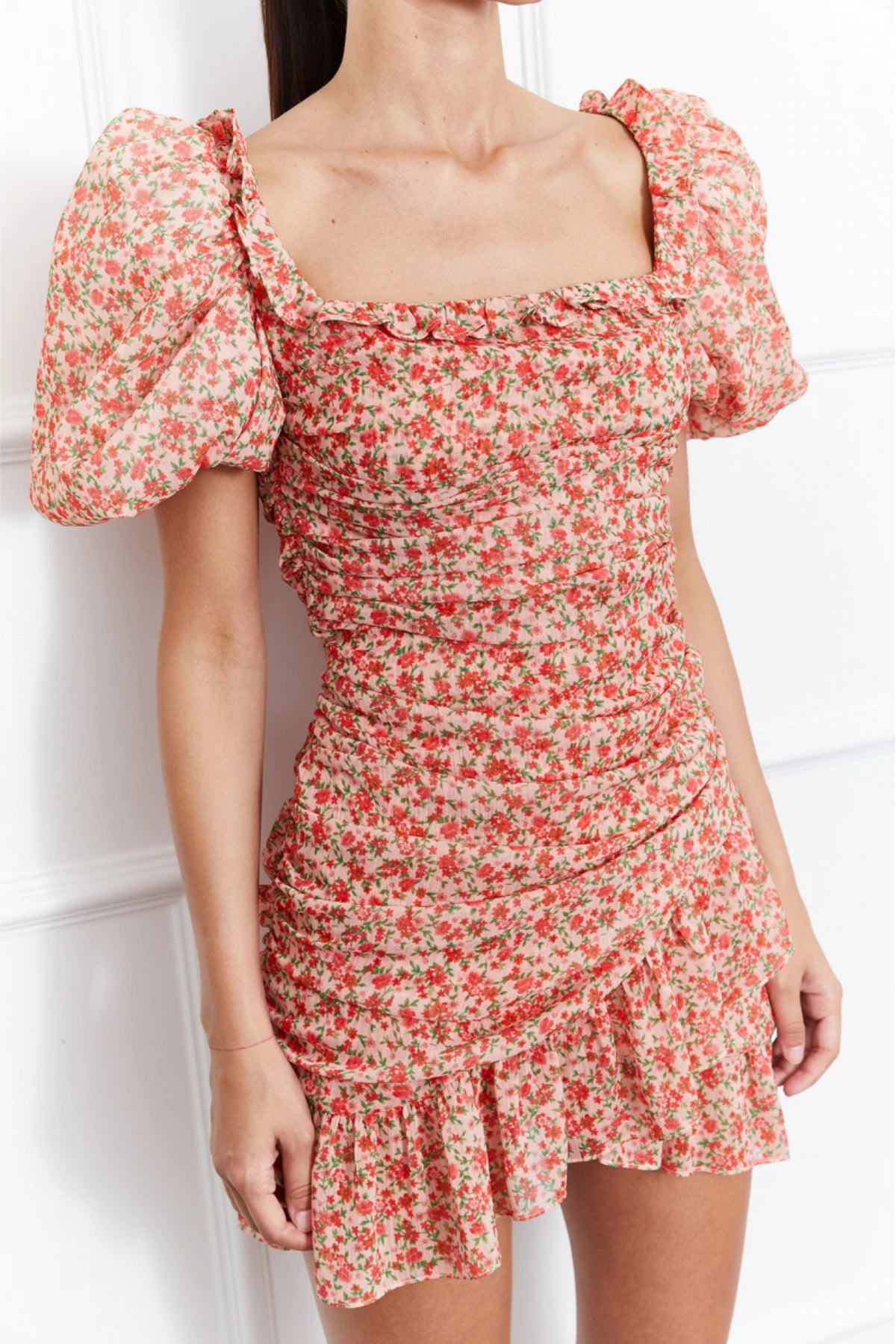 Magda Square Neck Dress