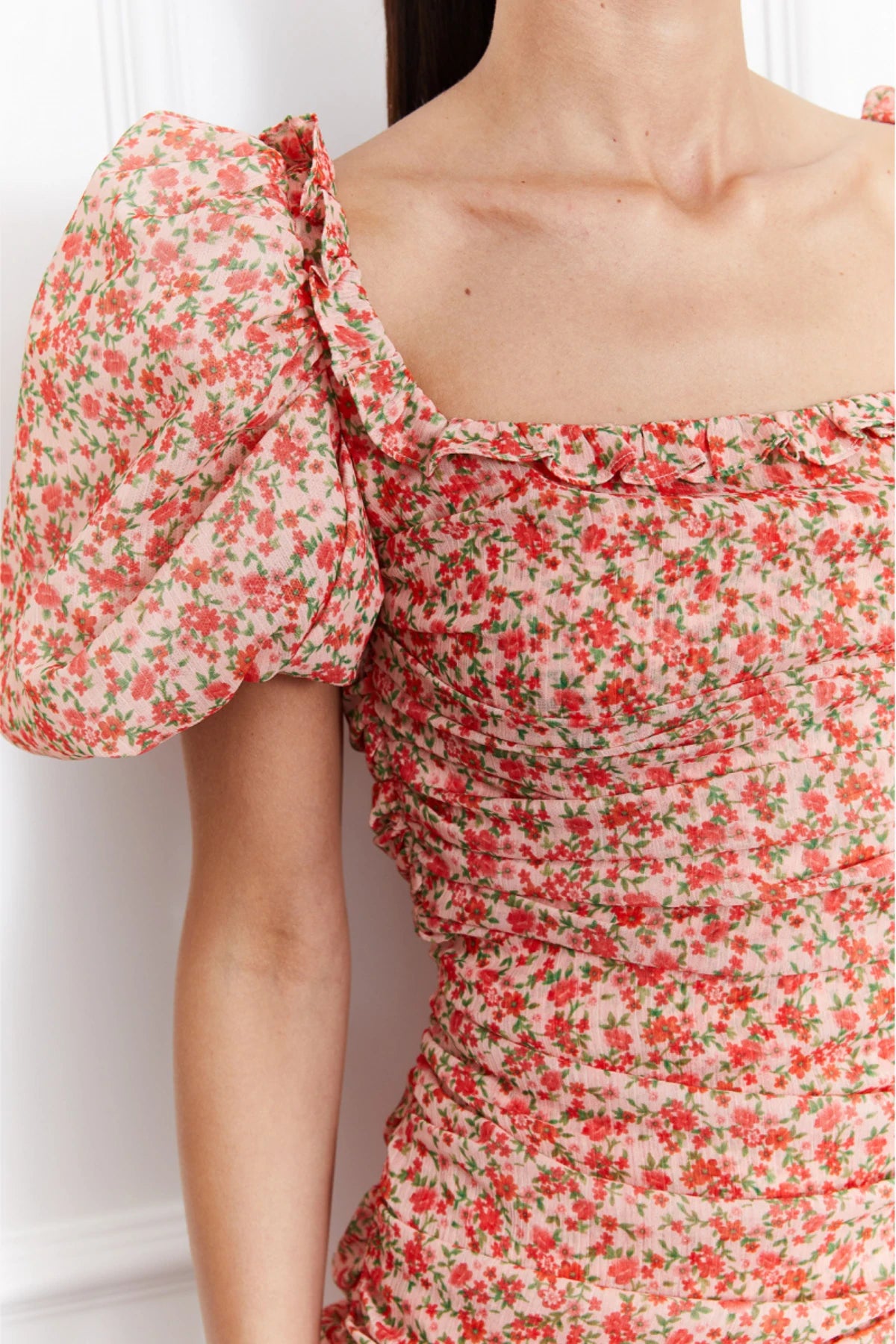 Magda Square Neck Dress