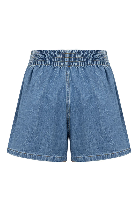 Sky Denim Shorts