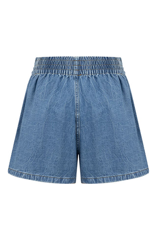Sky Denim Shorts