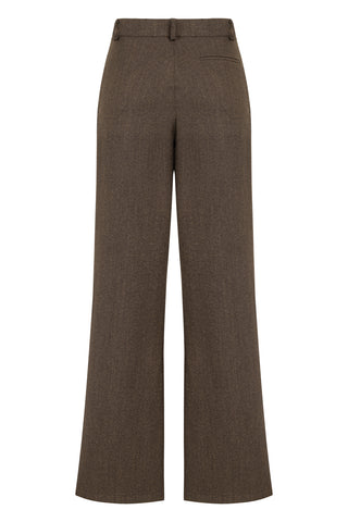 Kahverengi Yünlü Pantolon