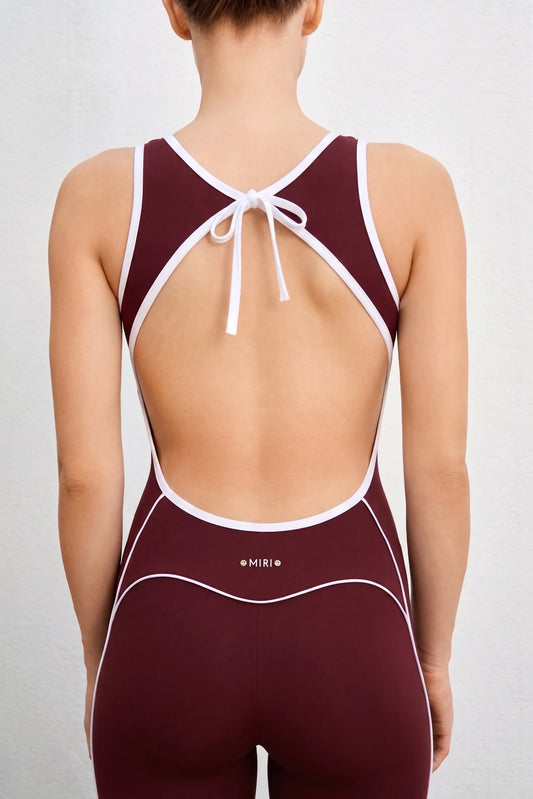 ISLA JUMPSUIT/Bordo