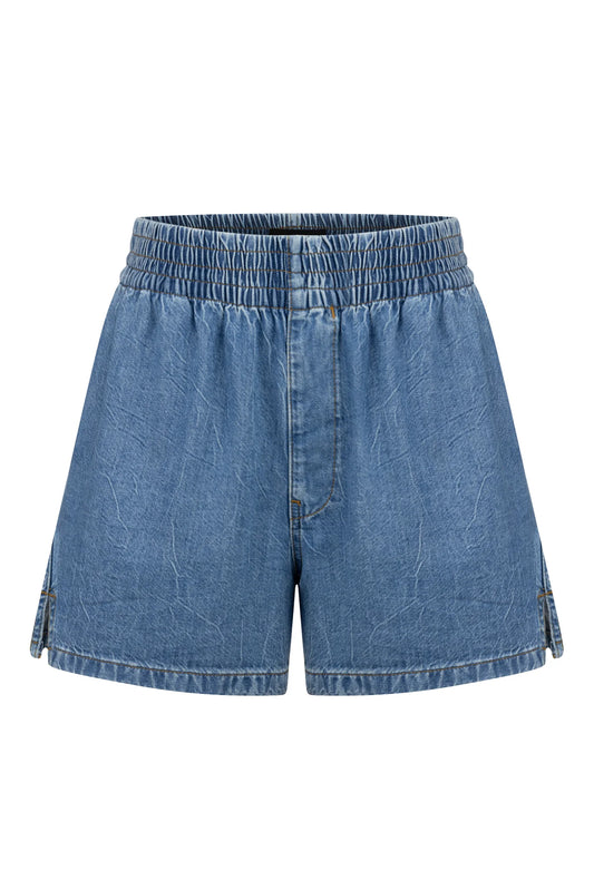 Sky Denim Shorts