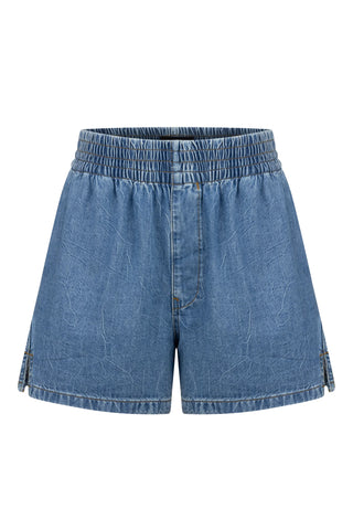 Sky Denim Shorts