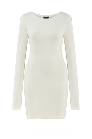 Rose Ribbed Dress