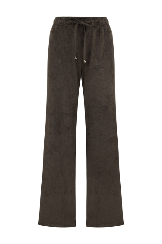 Acı Kahve İnce Kadife Pantolon