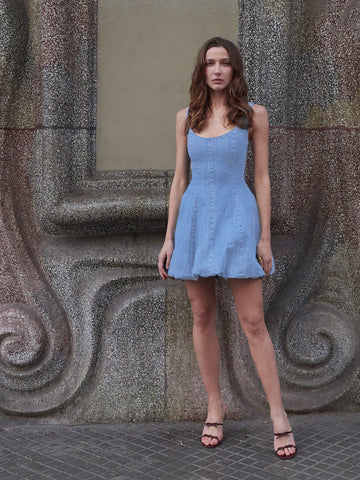 ALLISON DRESS IN DENIM
