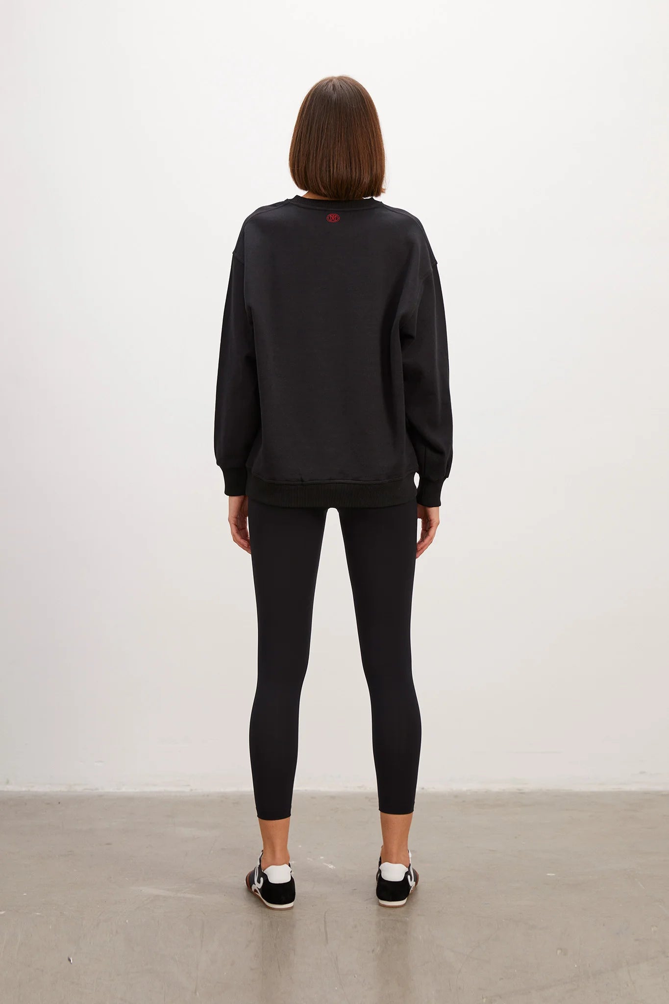 High Waist Basic Black Shaper Matt Leggings