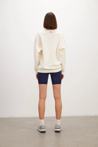 Crew Neck Ivory Sweatshirt