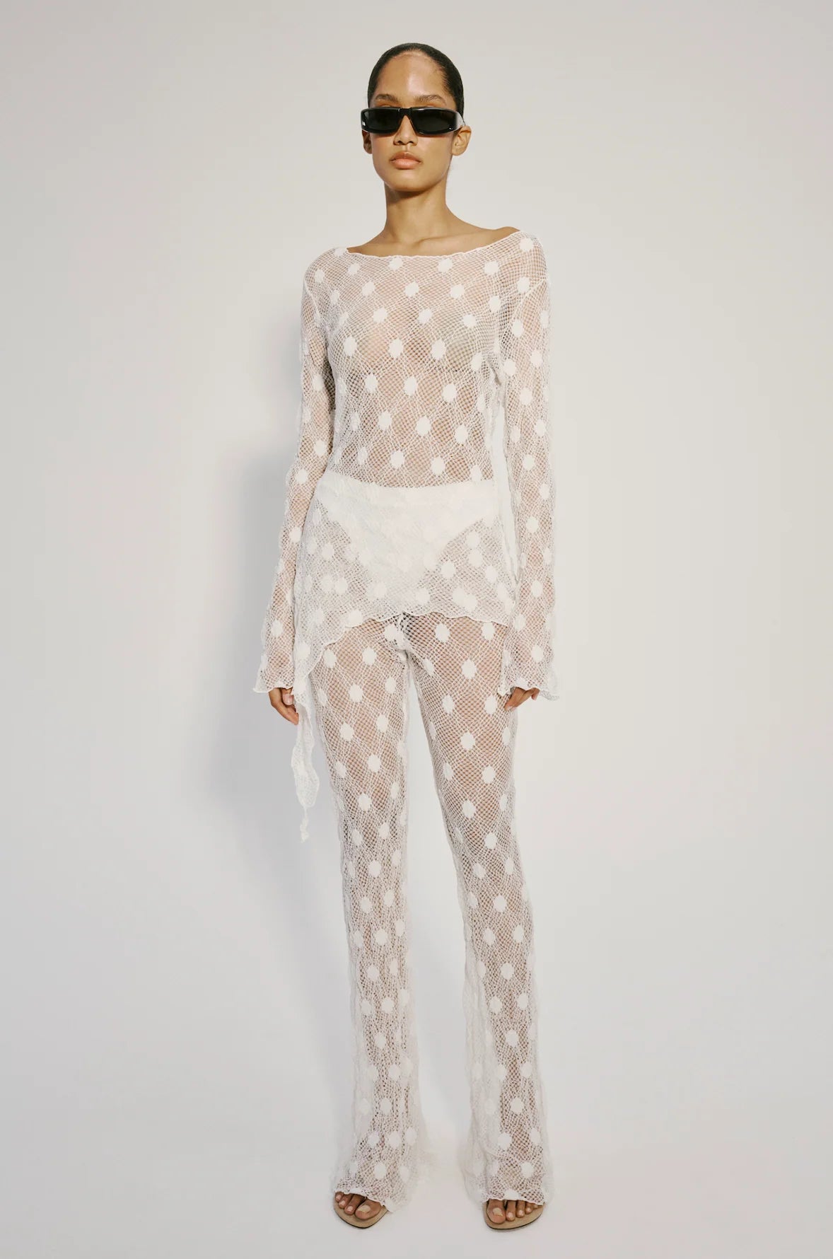 Polka Lace Top