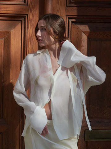 GIANA SHIRT SILK ORGANZA