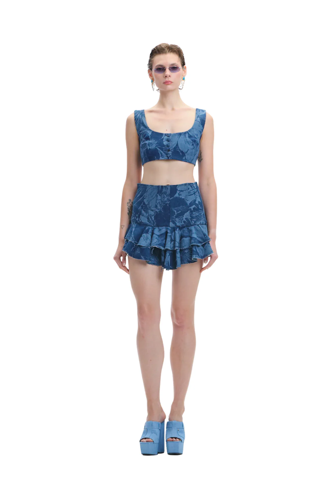 BLOSSOM RUFFLE SKIRT
