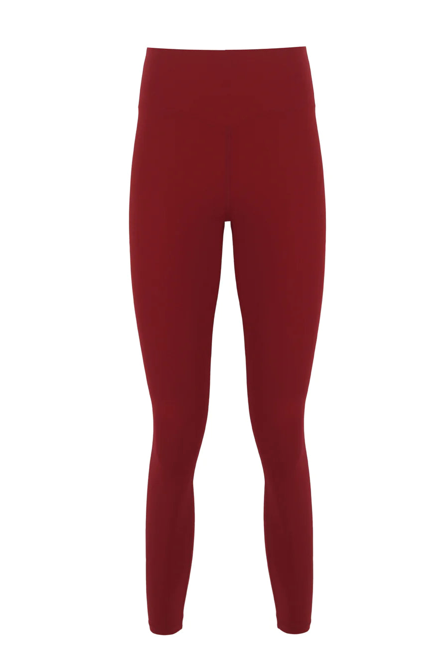 High Waist Basic Burgundy Shaper Matt Leggings