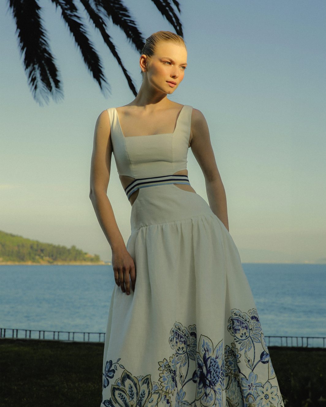 Mediterranean Breeze Maxi Dress