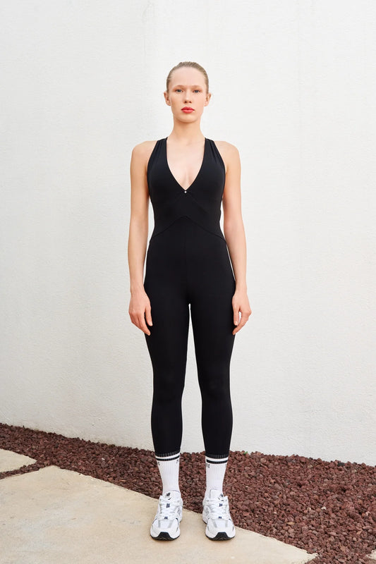 JAEN JUMPSUIT/Siyah