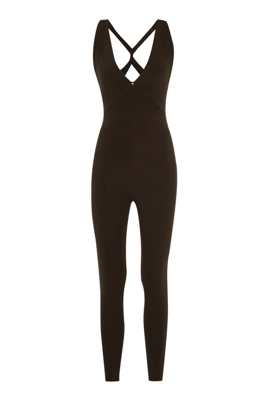 JAEN JUMPSUIT/Kahverengi