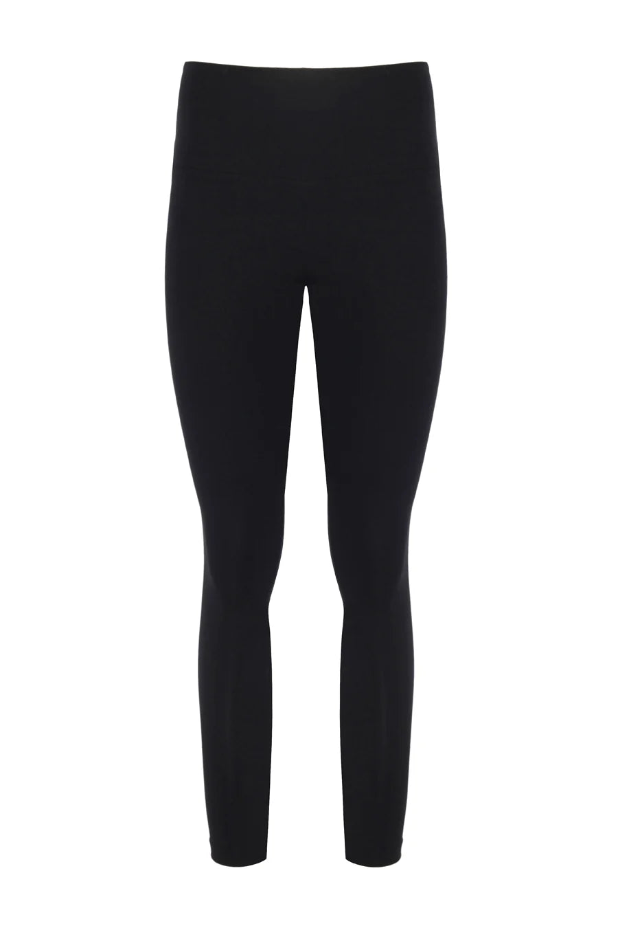 High Waist Basic Black Shaper Matt Leggings