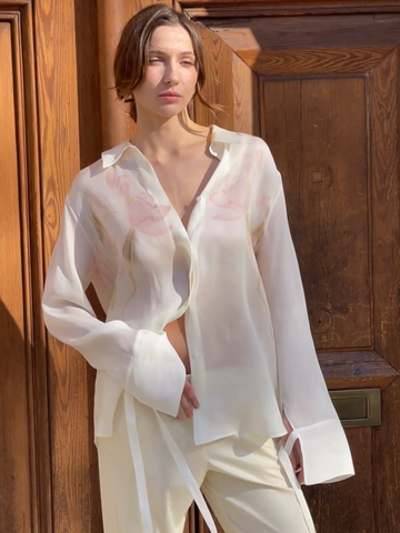GIANA SHIRT SILK ORGANZA