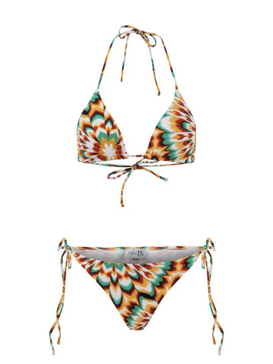 Desenli Bikini Takım