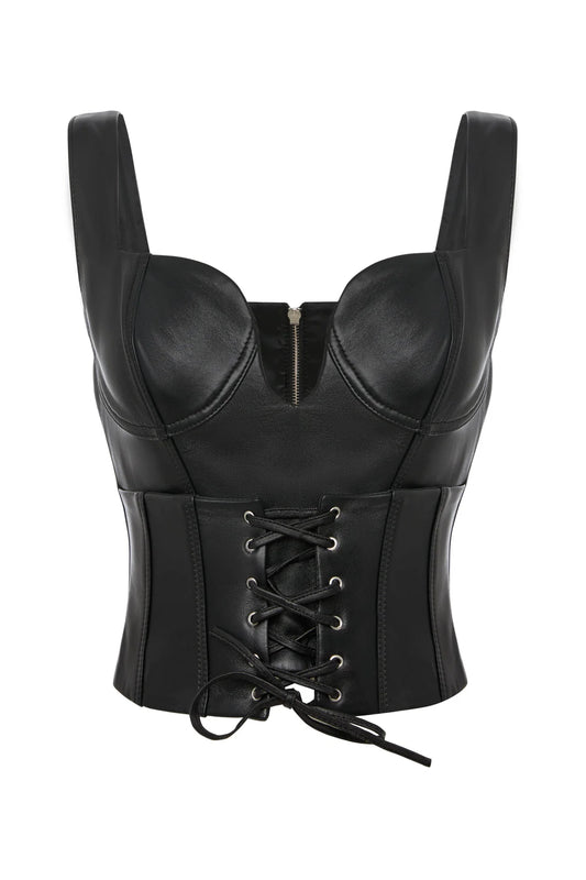 Amora Leather Corset