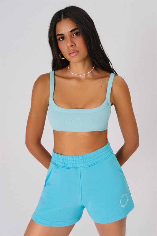 BLISS Fitilli Büstiyer (Pastel Mavi)